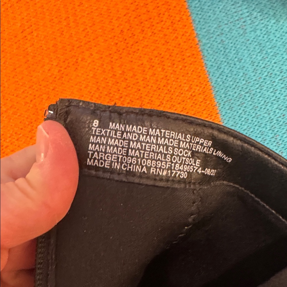 Universal Thread Black Platform Ankle Clog Boots … - image 9